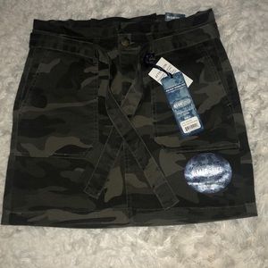 High Waist Paperbag Skirt